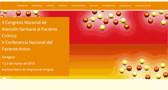 Desktop Screenshot of congresocronicos.org