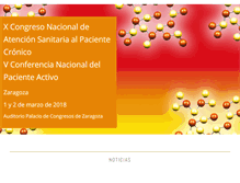 Tablet Screenshot of congresocronicos.org